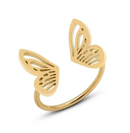 simple butterfly ring